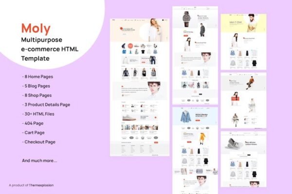 Moly multipurpose e-commerce html template