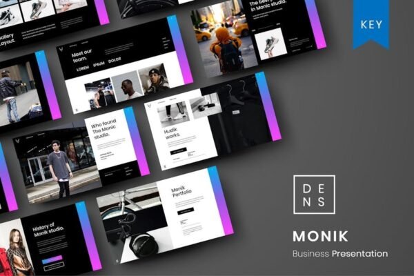 Monik – Business Keynote Template