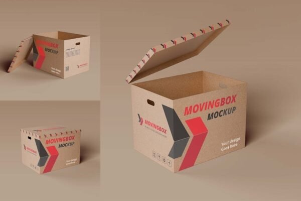 Moving Box Mockup