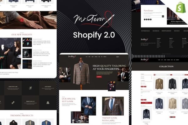 MrTevor - Blazer Clothing and Fashion ShopifyTheme