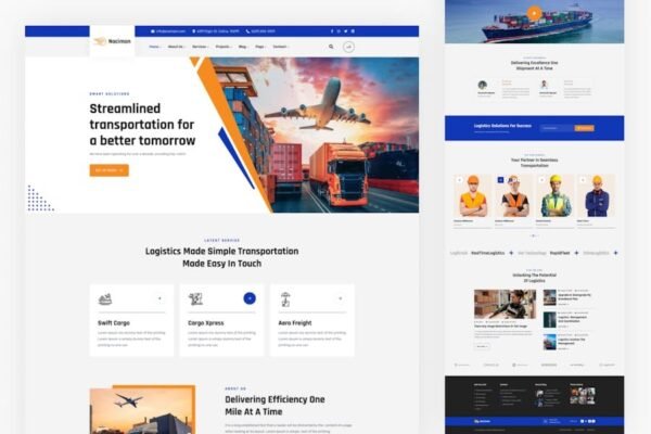 Nocimon - Transportation & Logistics HTML Template