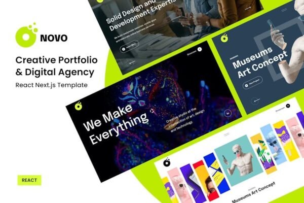 Onovo - Creative Portfolio Agency React Template