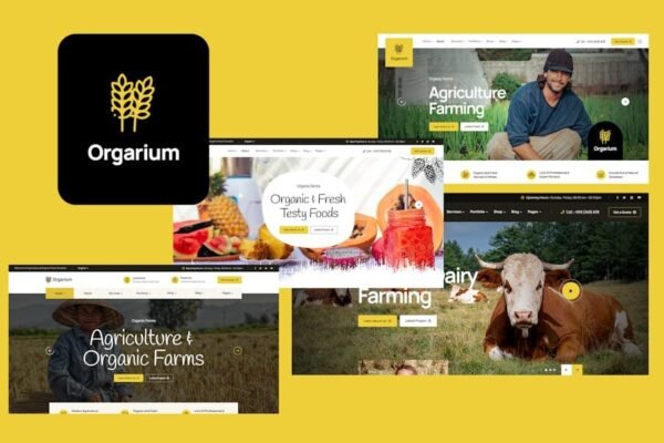 Orgarium - Agriculture Farming HTML Template