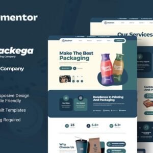 Packega20 20Packaging20Company20Elementor20Template20Kit 0