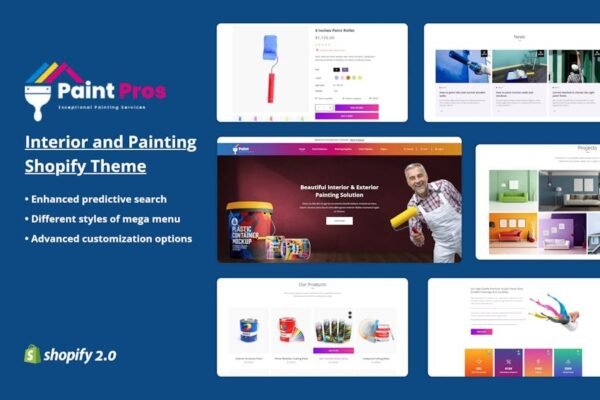 Paintpros - Painting Company Shopify Store