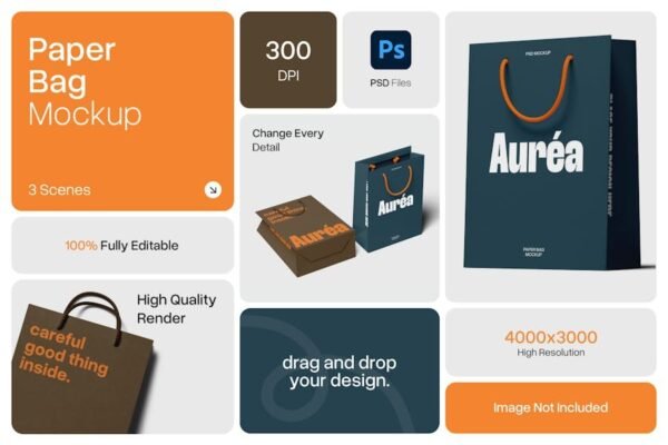 Paper Bag Mockup