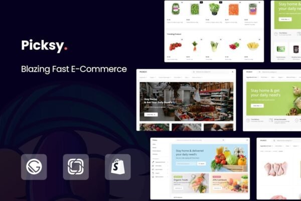 Picksy - React Gatsby Grocery Ecommerce Template