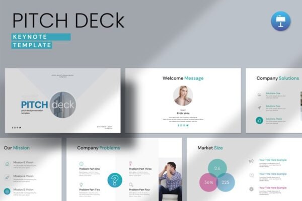 Pitch Deck Keynote Presentation Template