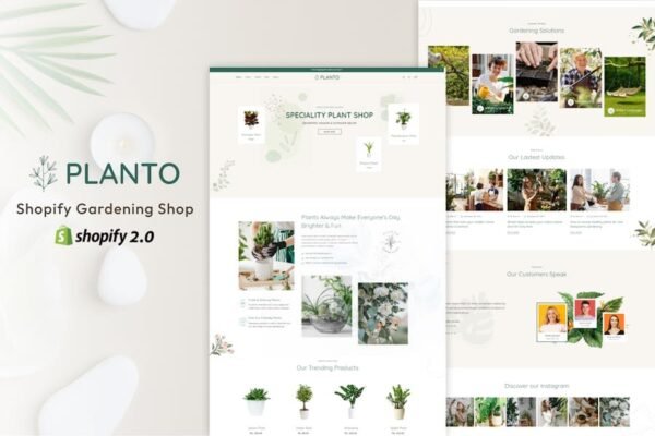 Planto - Shopify Gardening Shop