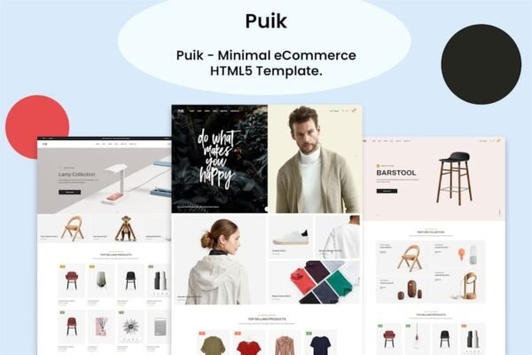 Puik - Minimal eCommerce HTML5 Template
