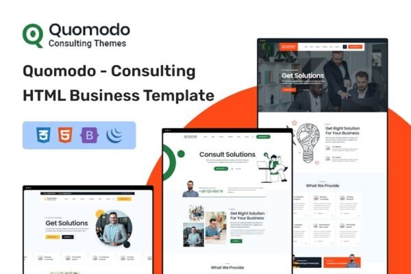 Quomodo - Consulting Agency Bootstrap Template