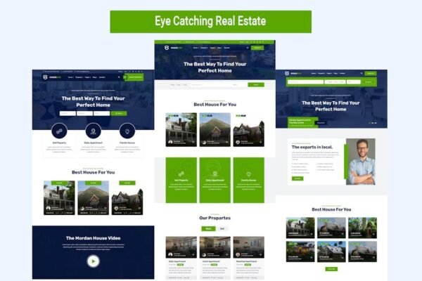 Real Estate - HTML Bootstrap Template websites