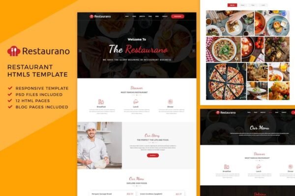 Restaurano  Restaurant HTML Template
