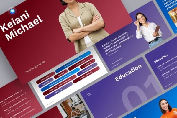 Resume Portfolio Keynote Template