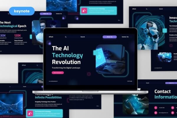 Revolution-AI Technology Keynote Template