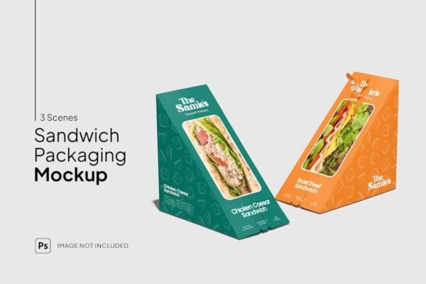 Sandwich Packaging Mockup