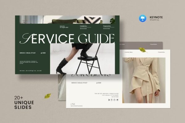 Services Guide Keynote Template