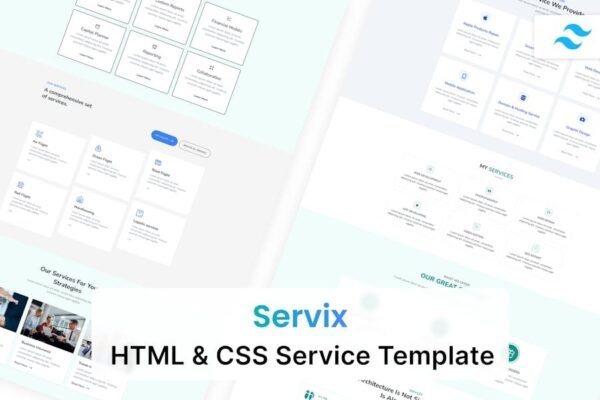 Servix - HTML & CSS Service Template