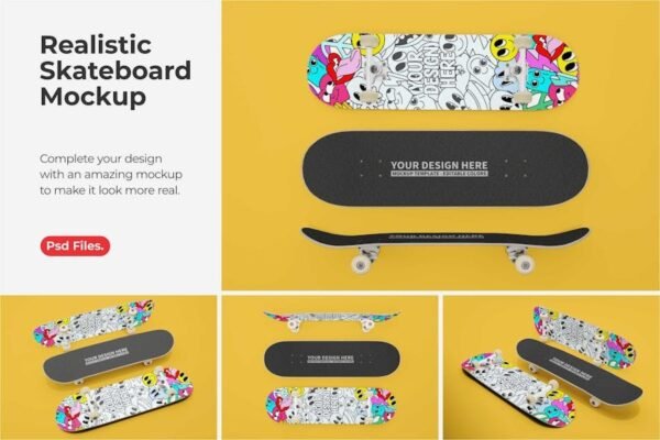 Skateboard Mockup Design