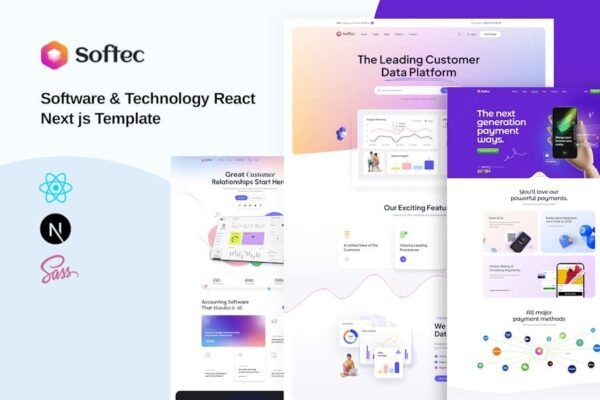 Softec - Software & Technology React Next js