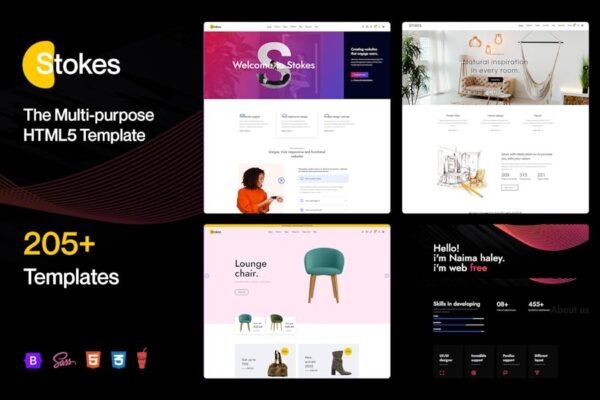 Stokes - Responsive Multi-purpose HTML5 Template