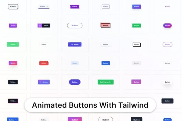 TechButton - Tailwind CSS 3 Button HTML Template