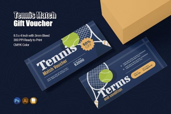 Tennis Match Gift Voucher