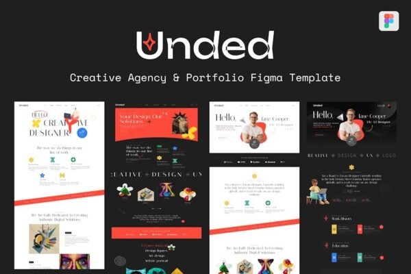 Unded - Creative Portfolio Figma Template