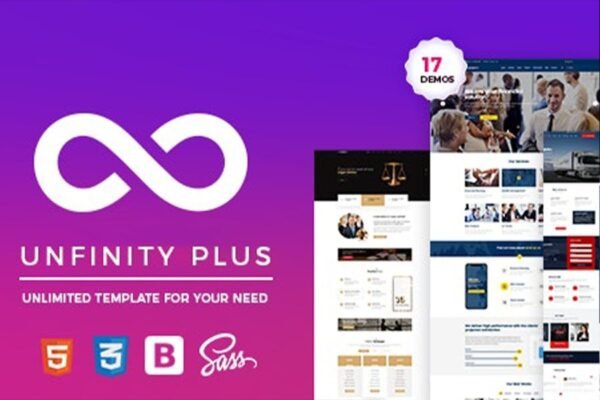 UnfinityPlus - One Page Template