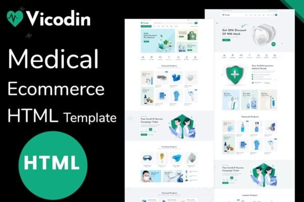 Vicodin - Medical eCommerce Bootstrap Template