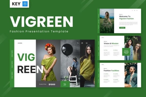 Vigreen - Green Fashion Keynote Templates