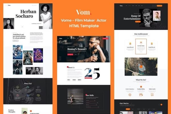 Vom - Multipurpose Film Maker HTML5 Template