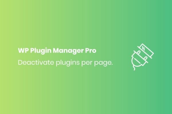 WP Plugin Manager Pro - Deactivate plugin per page