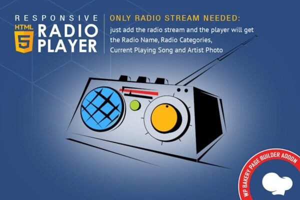 WPBakery Addon - HTML5 Radio Player
