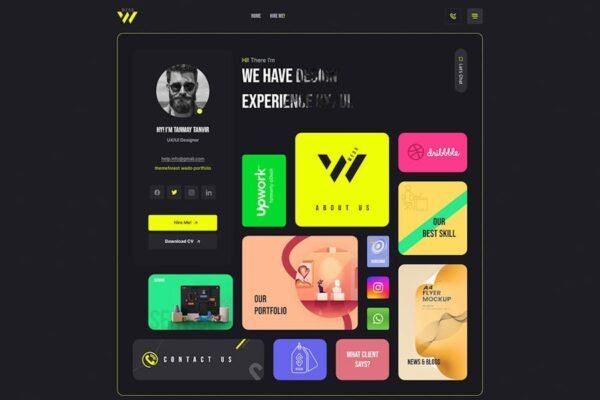 Wedo - Personal Portfolio HTML Template