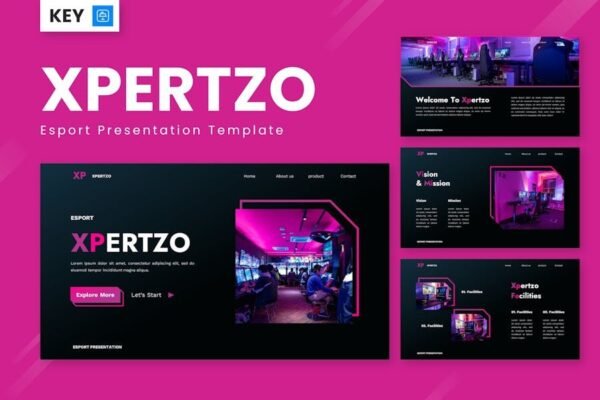 Xpertzo - Esport Keynote Templates