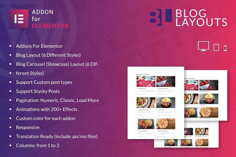 Blog Layouts for Elementor WordPress Plugin 1 Blog Layouts for Elementor WordPress Plugin