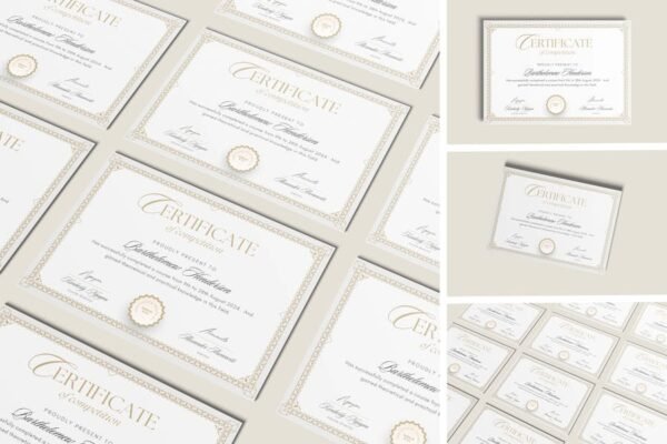 Certificates Mockup