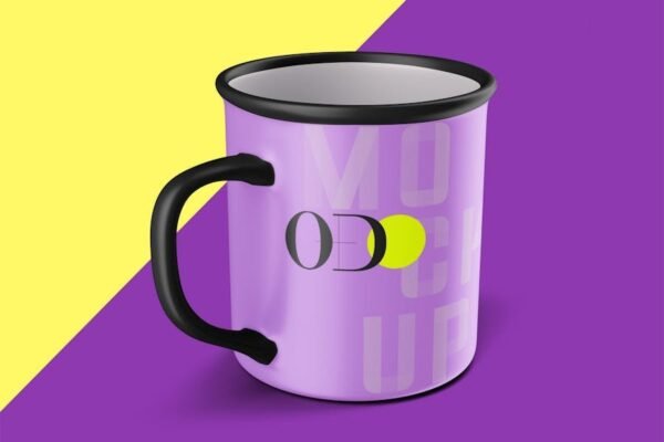 classic Metallic Mug Mockup