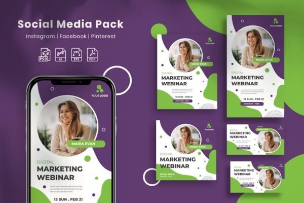 Digital Marketing - Social Media Pack