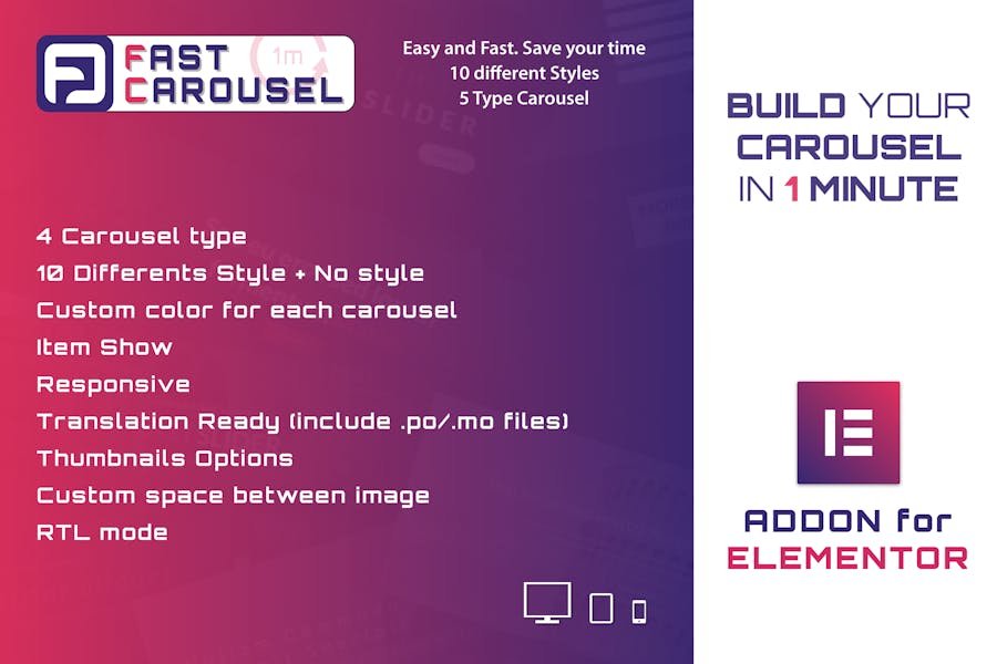 Fast Carousel for Elementor - WordPress Plugin 1 Fast Carousel for Elementor - WordPress Plugin