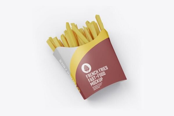 Fries Packaging Mockup