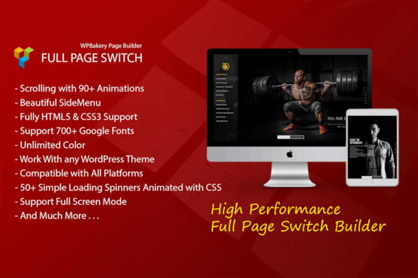 Full Page Switch - Addon For WPBakery Page Builder