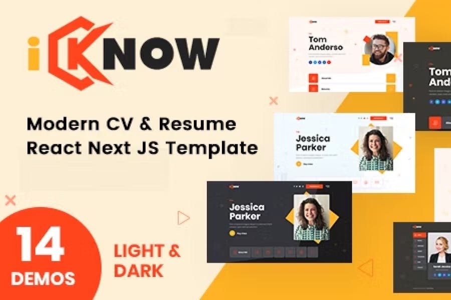 iKnow - Personal Portfolio React NextJS Template 1 iKnow - Personal Portfolio React NextJS Template