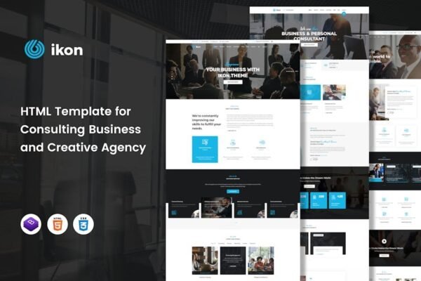 ikon - Consulting Business HTML Template