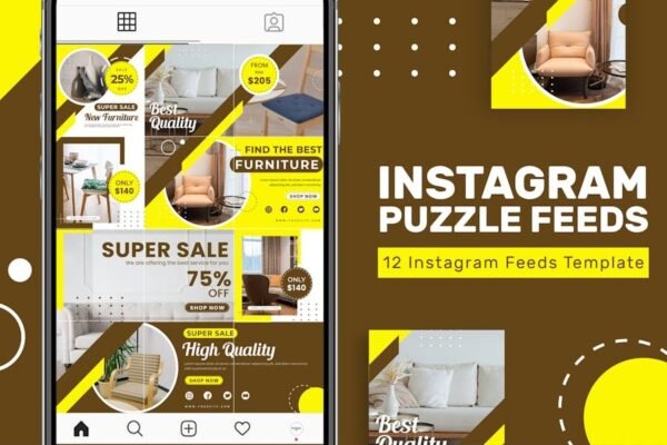 Instagram Puzzle - Furniture