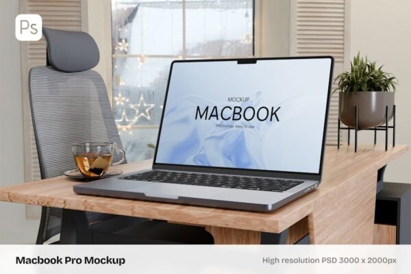 Macbook Pro Laptop Mockup