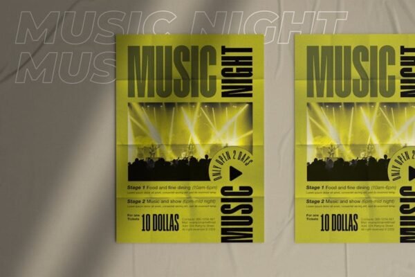 Night Music Flyer