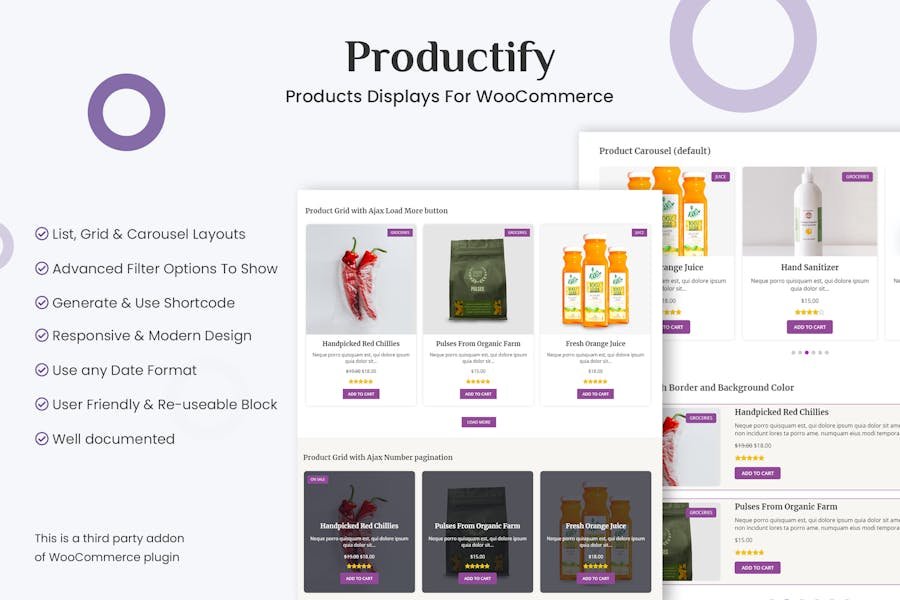 Products Displays For WooCommerce - Productify 1 Products Displays For WooCommerce - Productify