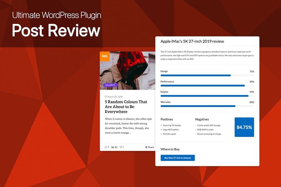 Ultimate Post Review - WordPress RatingReviews 1 Ultimate Post Review - WordPress RatingReviews
